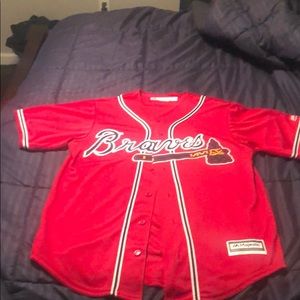 Majestic Atlanta Braves baseball jersey